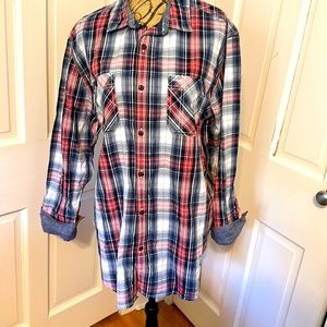 Ruff Hewn Mens plaid shirt L NWT